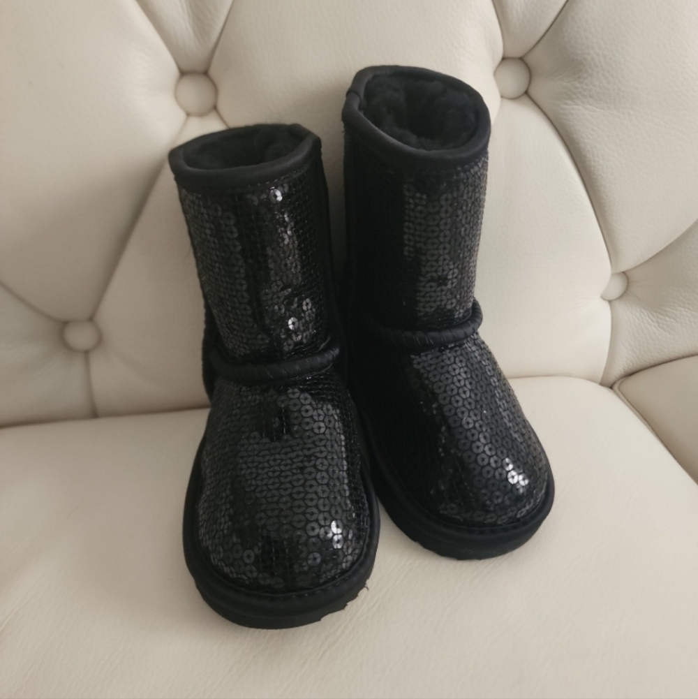 UGG Black Sequin Boots